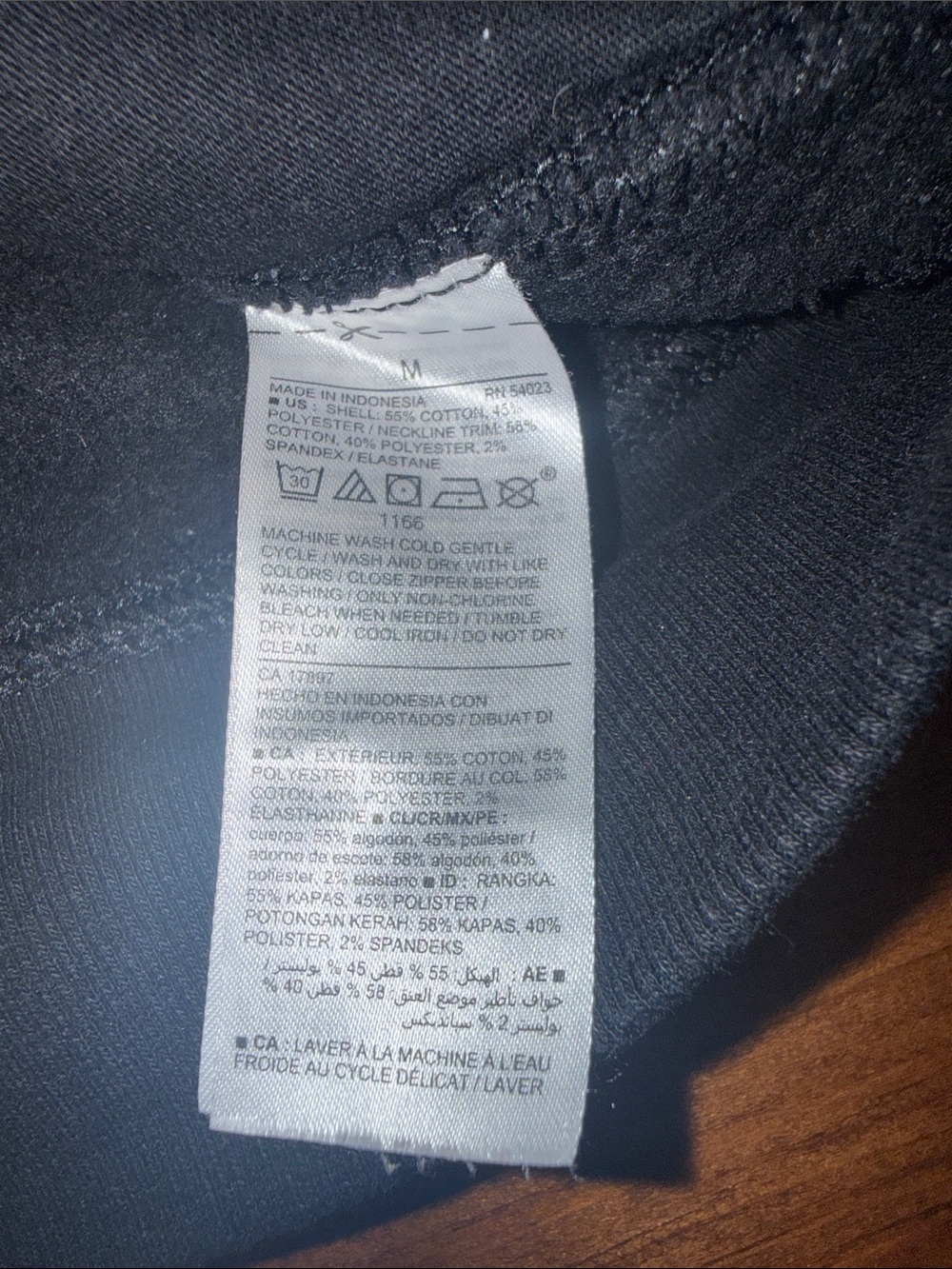 Old Navy Black Quarter-Zip Pullover Hoodie - Picture 3 of 9